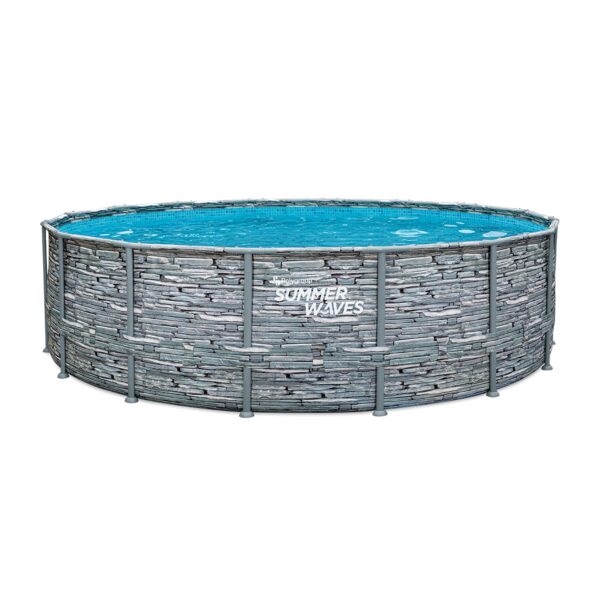 Piscina cadru metalic Summer Waves, 488×122 cm, 20.000 litri, cu toate accesoriile - imagine 8