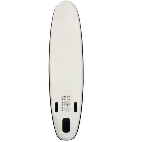 Placa Stand up paddle SUP gonflabila cu vasla, pompa si accesorii, 320x80x19 cm, 150 kg, gri - imagine 16