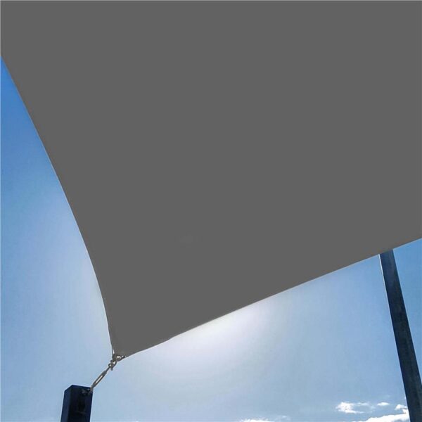 Prelata umbrire 4x3 m pentru terasa sau balcon, impermeabila, protectie UV, gri - imagine 22