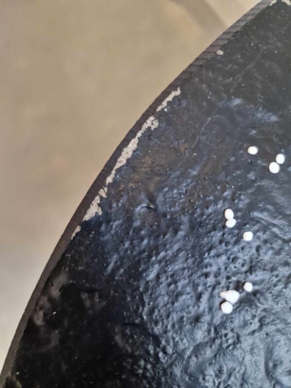 RESIGILAT: Suport baza pentru umbrele de gradina, din beton, 45 cm diametru, 16kg, negru - imagine 4