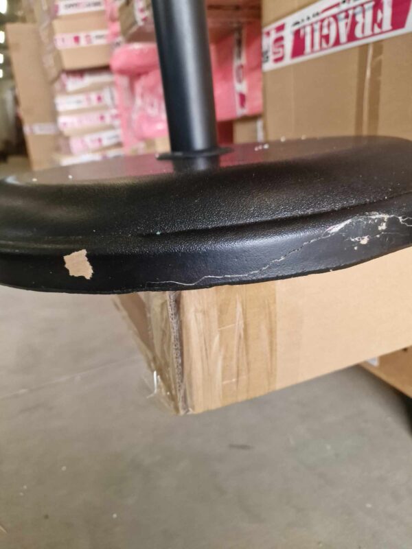 RESIGILAT: Suport baza pentru umbrele de gradina, din beton, 45 cm diametru, 16kg, negru - imagine 2