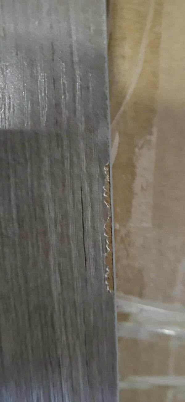 RESIGILAT: VASAGLE Comoda pentru living sau bucatarie, cu 2 usi glisante, rafturi reglabile, stil rustic, 33x100x80cm, gri - imagine 2