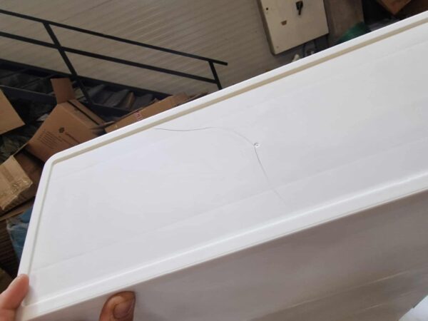 RESIGILAT: SONGMICS Dulap de depozitare pe roti, pentru bucatarie sau baie, din plastic, cu 4 nivele, 45x17x84cm, alb - imagine 2