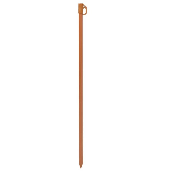 Umbrela de plaja tip hawai pliabila, cu inaltime si unghi reglabil, structura metalica, 160 cm, maro - imagine 25