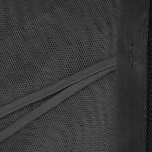 Plasa protectie insecte pentru leagan de gradina, cu fermoar vertical, 165x680 cm, gri - imagine 4