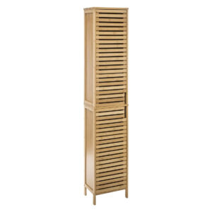 Etajera 5Five Sicela cu 5 rafturi, bambus, 33x28x168 cm, natur