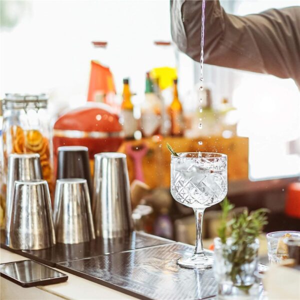 Set barman 14 piese din inox, cu shaker 750 ml, dozatoare, ustensile si suport, pentru cocktailuri, gri - imagine 11