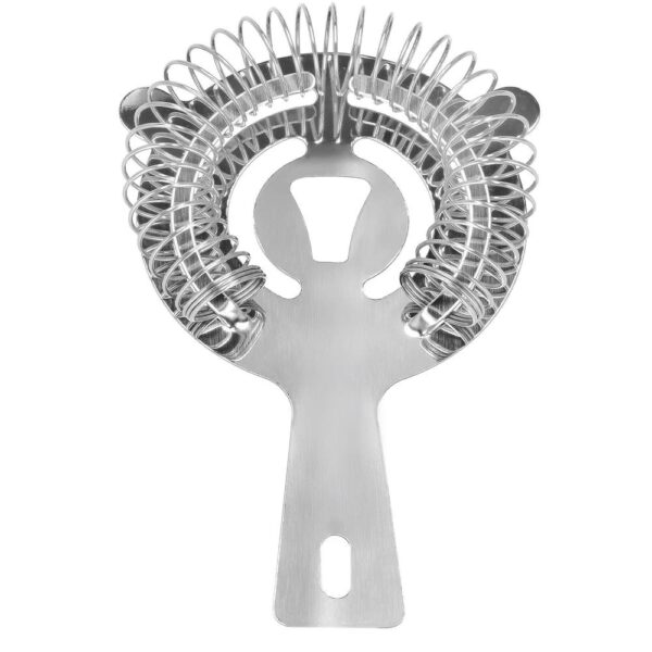 Set barman 14 piese din inox, cu shaker 750 ml, dozatoare, ustensile si suport, pentru cocktailuri, gri - imagine 9