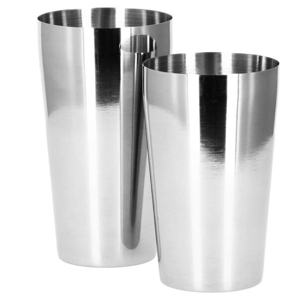 Set barman 14 piese din inox, cu shaker 750 ml, dozatoare, ustensile si suport, pentru cocktailuri, gri - imagine 21