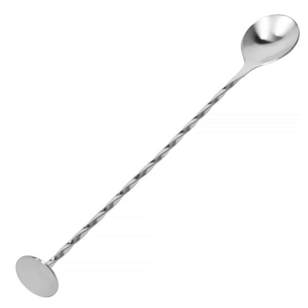Set barman 14 piese din inox, cu shaker 750 ml, dozatoare, ustensile si suport, pentru cocktailuri, gri - imagine 27