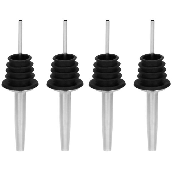 Set barman 14 piese din inox, cu shaker 750 ml, dozatoare, ustensile si suport, pentru cocktailuri, gri - imagine 7