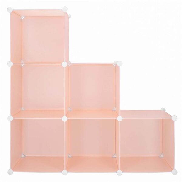 Dulap copii, modular cu 9 compartimente, PVC, 110x110x37 cm, multicolor - imagine 17