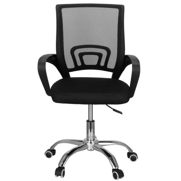 Scaun birou reglabil, ergonomic, cu brate, 87-96x54x59 cm, negru - imagine 18
