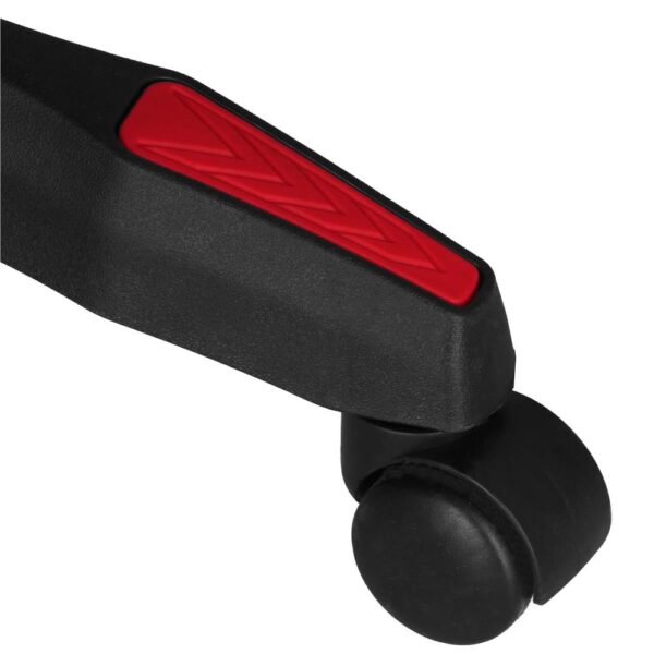 Scaun birou pentru gaming, ergonomic, suport lombar si tetiera, 114-123x55x50 cm, negru si rosu - imagine 18