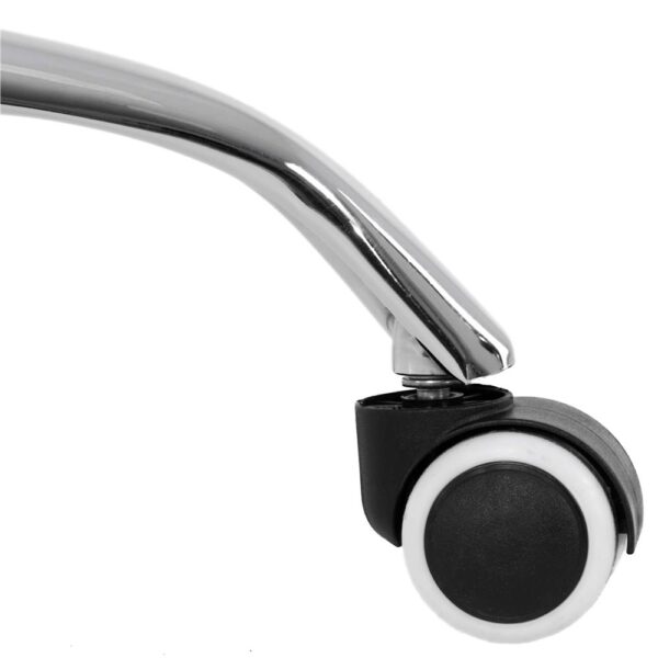 Scaun birou ergonomic, cu sezut din spuma, reglabil pe inaltime, maxim 120 kg, 90x49x48 cm, albastru - imagine 10