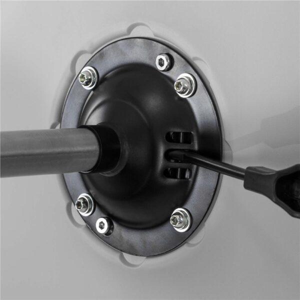Scaun birou ergonomic, cu sezut din spuma, reglabil pe inaltime, maxim 120 kg, 90x49x48 cm, gri - imagine 24