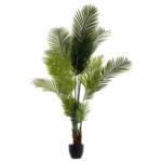 Palmier artificial cu ghiveci, 114x105x170 cm, verde
