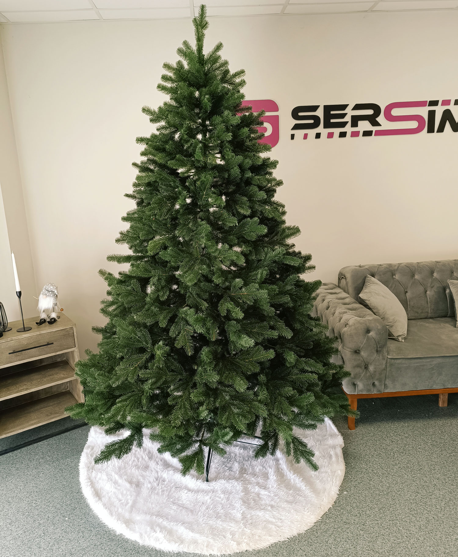 Brad artificial Christmas Deluxe by Sersimo, Kovalivska verde, 3D, 250cm - imagine 8