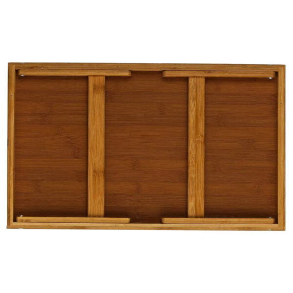 Tava mic dejun 5Five Bambou cu picioare pliabile, 50x30x22 cm, MDF si bambus, maro natur - imagine 6