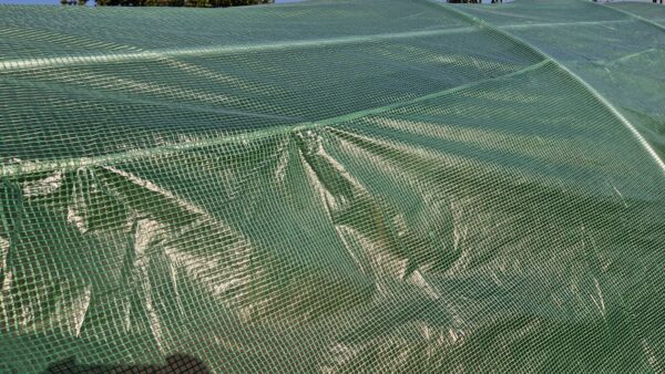 RESIGILAT: Sera de gradina, tip tunel cu cadru metalic, 300x800cm, verde, 24mp - imagine 2