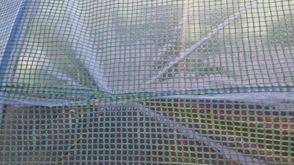 RESIGILAT: Sera de gradina, tip tunel cu cadru metalic, 300x800cm, verde, 24mp - imagine 3