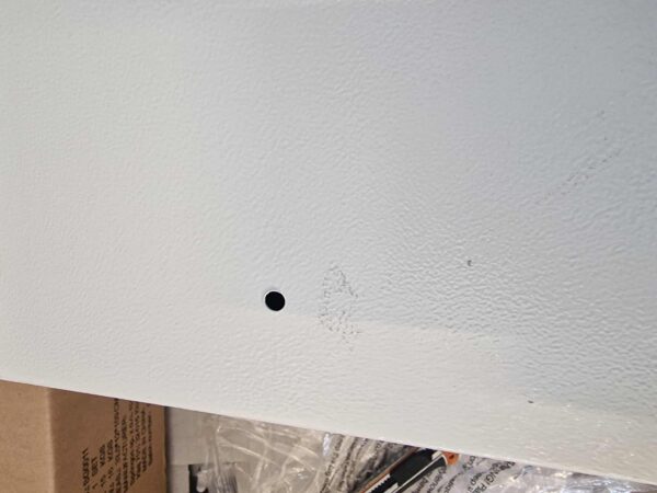 RESIGILAT: Seif electronic standard cu cifru si cheie, 200x300x200 mm, Otel, Bej - imagine 8