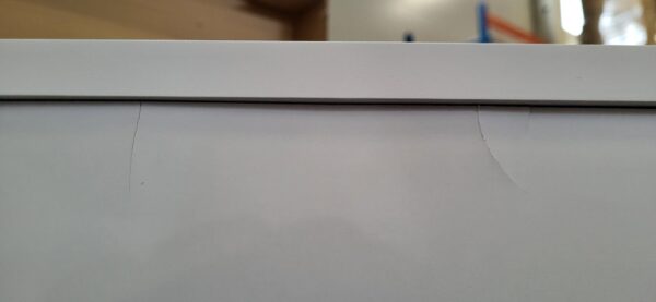 RESIGILAT: Masa de toaleta si machiaj cu oglinda LED si 7 sertare, 120x43x140 cm, alb - imagine 3