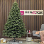 Brad artificial Christmas Deluxe by Sersimo, Alaska, verde, mix 2D+3D, 250 cm