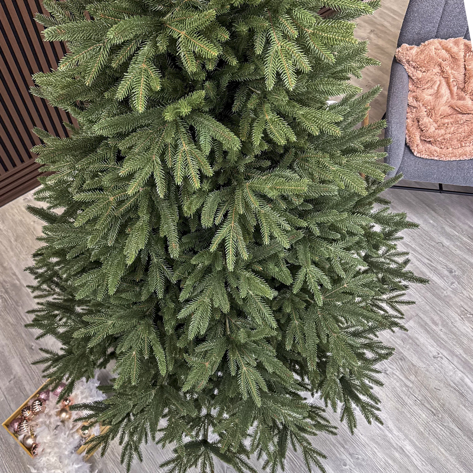 Brad artificial Christmas Deluxe by Sersimo, Alpine, verde, integral 3D, 230 cm - imagine 4