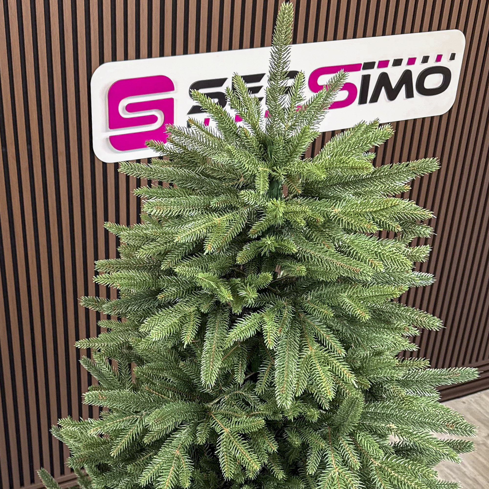 Brad artificial Christmas Deluxe by Sersimo, Alpine, verde, integral 3D, 230 cm - imagine 5