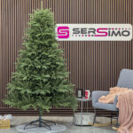 Brad artificial Christmas Deluxe by Sersimo, Alpine, verde, integral 3D, 230 cm