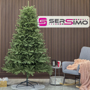 Brad artificial Christmas Deluxe by Sersimo, Alpine, verde, integral 3D, 230 cm