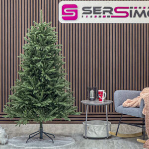 Brad artificial Christmas Deluxe by Sersimo, Alpine, verde, integral 3D, 180 cm