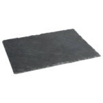 Platou servire Atmosphera din ardezie, 32x24 cm, negru