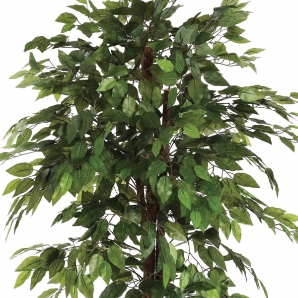 Ficus artificial Atmosphera in ghiveci decorativ, 185 cm, verde - imagine 3