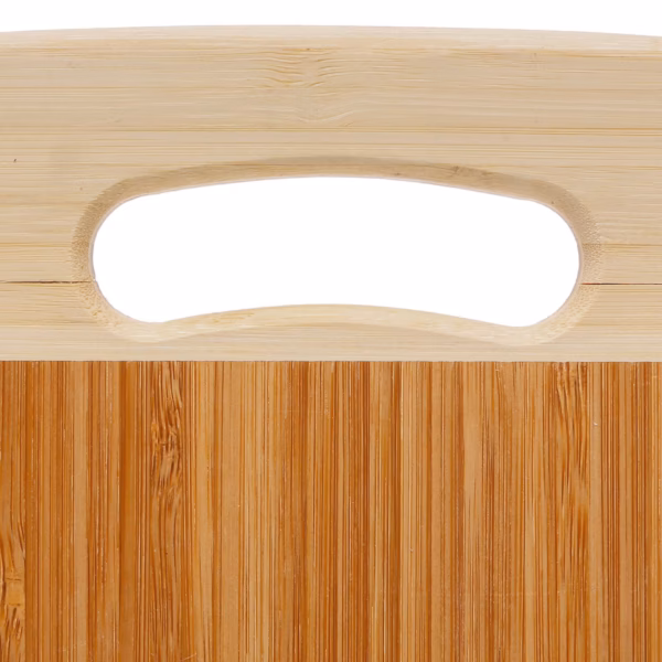 Tocator 5Five din bambus cu maner, pentru taiere sau servire, 30x20 cm, maro natur - imagine 2