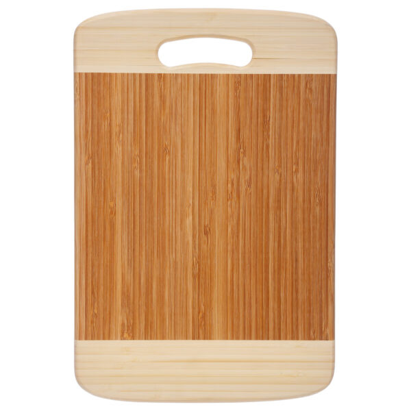 Tocator 5Five din bambus cu maner, pentru taiere sau servire, 30x20 cm, maro natur - imagine 3