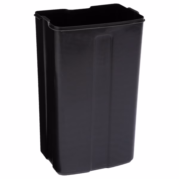 Cos de gunoi cu pedala 5Five Ariane, otel inoxidabil, 30 litri, 34x31x61 cm, negru - imagine 5
