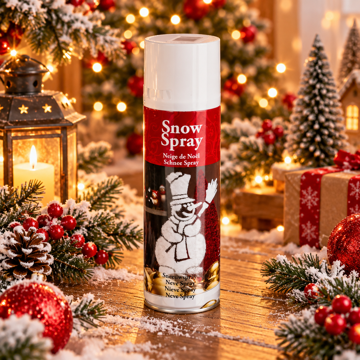 Spray zapada decorativa 600 ml, pentru decoruri de iarna, alb
