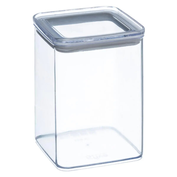 Cutie depozitare patrata 5Five PS, 1 litru, 10x10x14 cm, transparent