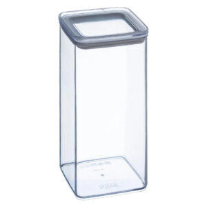 Cutie depozitare patrata 5Five PS, 1.5 litri, 10x10x20 cm, transparent