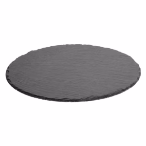 Platou servire Atmosphera ardezie, diametru 28 cm, negru