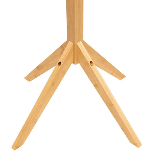 Cuier 5Five Arbre din bambus cu 8 carlige, 179 cm, maro natural - imagine 6