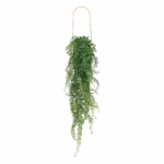 Planta artificiala suspendata Atmosphera Le Collectionneur cu ghiveci ceramic, 105 cm, auriu