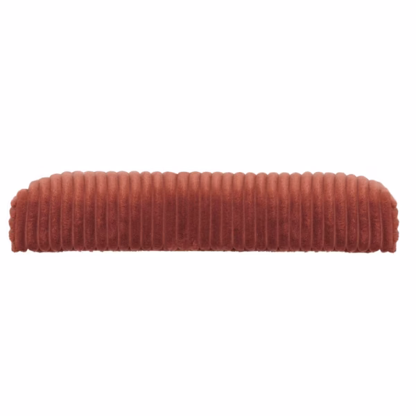 Taburet dublu pliabil Atmosphera Arum din material tip catifea raiat, 76x38x38 cm, ambra - imagine 6