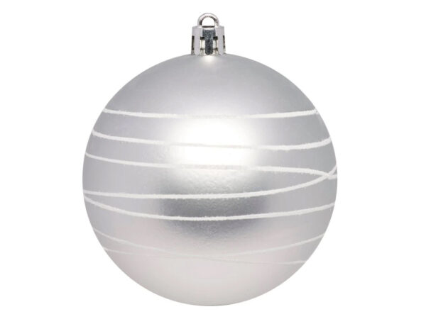 Set decoratiuni pentru brad Quiet Times, 60 piese, alb, albastru, argintiu - imagine 15