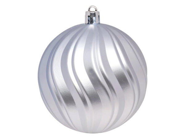 Set decoratiuni pentru brad Quiet Times, 60 piese, alb, albastru, argintiu - imagine 14