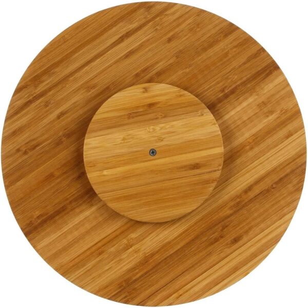Platou servire rotativ 5Five Bambou din bambus natural, diametru 35 cm, maro - imagine 2