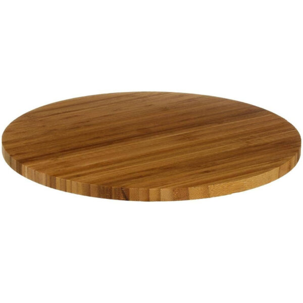 Platou servire rotativ 5Five Bambou din bambus natural, diametru 35 cm, maro