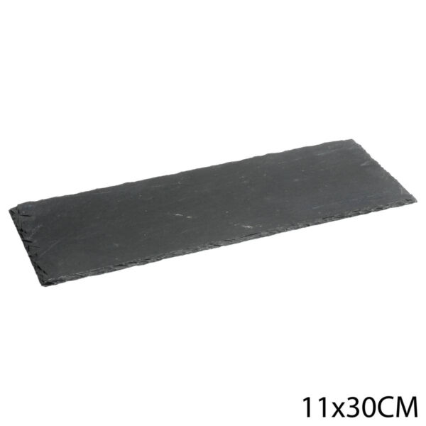 Platou servire Atmosphera ardezie, 11x30 cm, negru - imagine 5